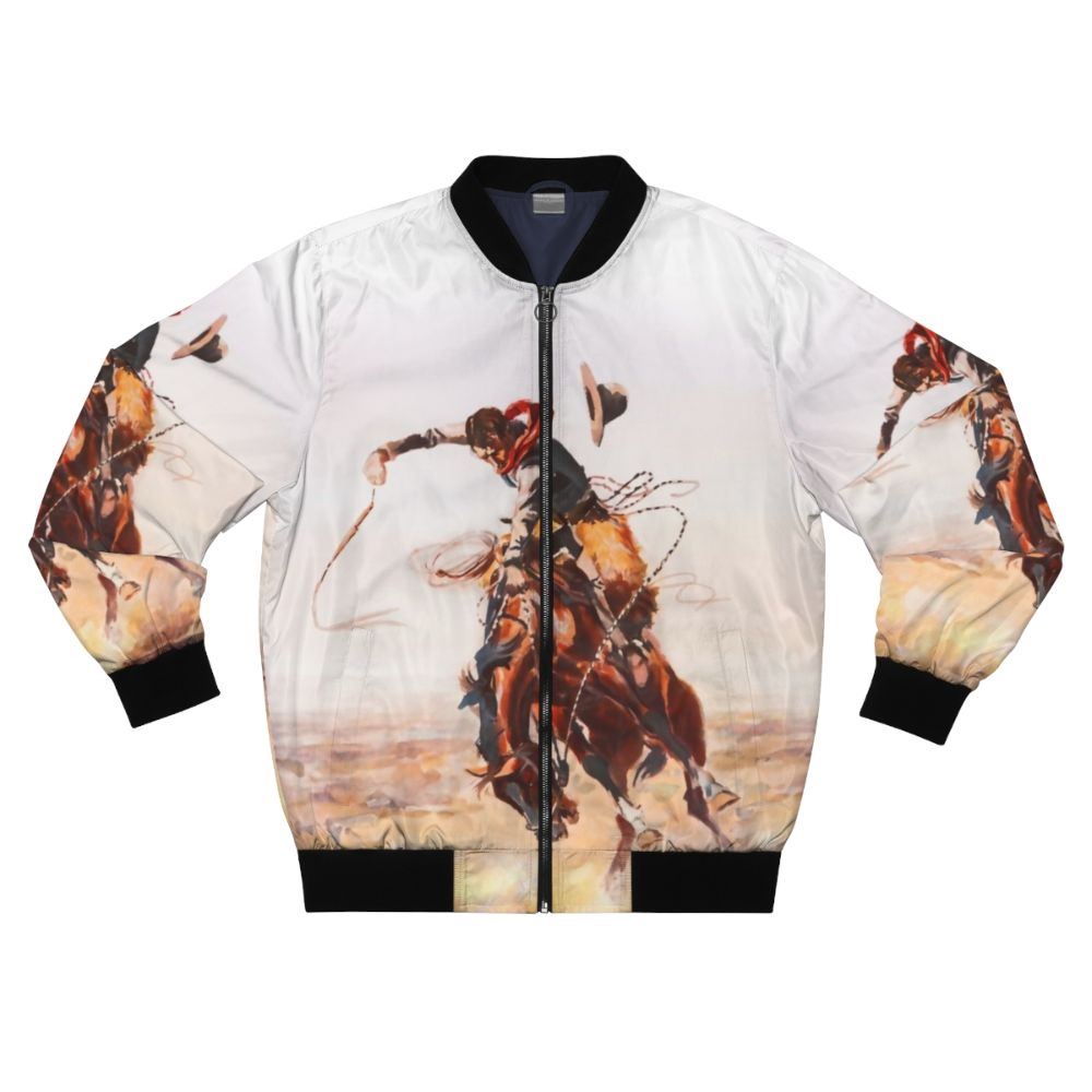 Vintage Wild West Series Bad Horse Bomber Jacket