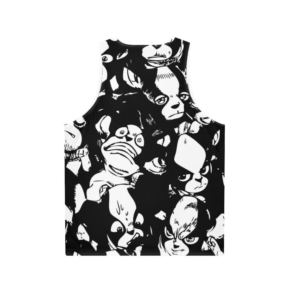 Iggy Unisex Tank Top featuring the iconic JoJo's Bizarre Adventure character - Back