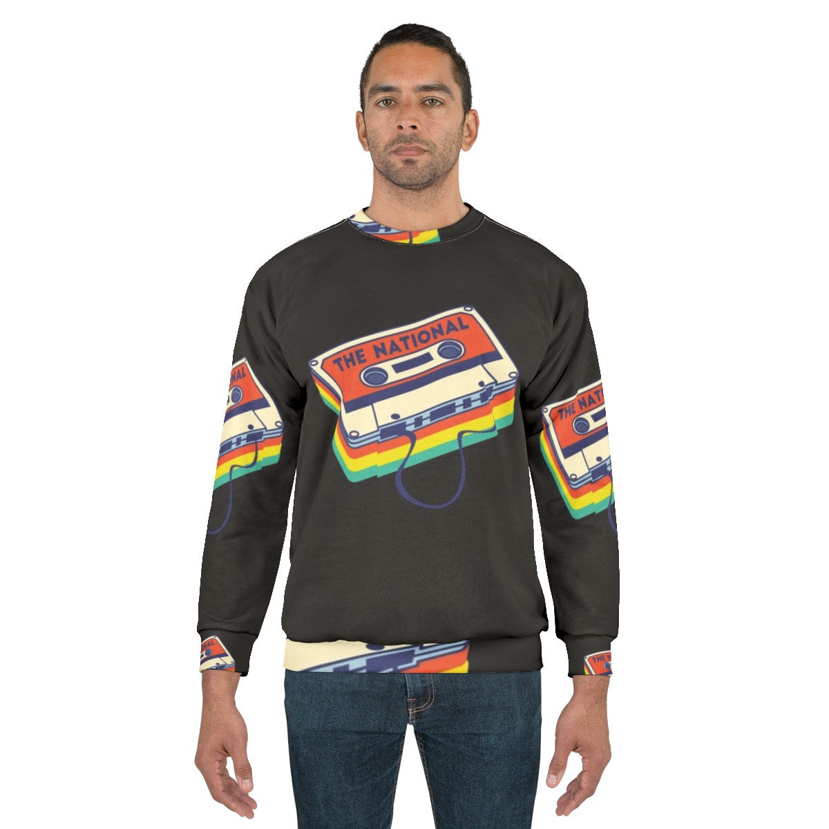 The National Band Logo Cassette Deck Sweatshirt - men