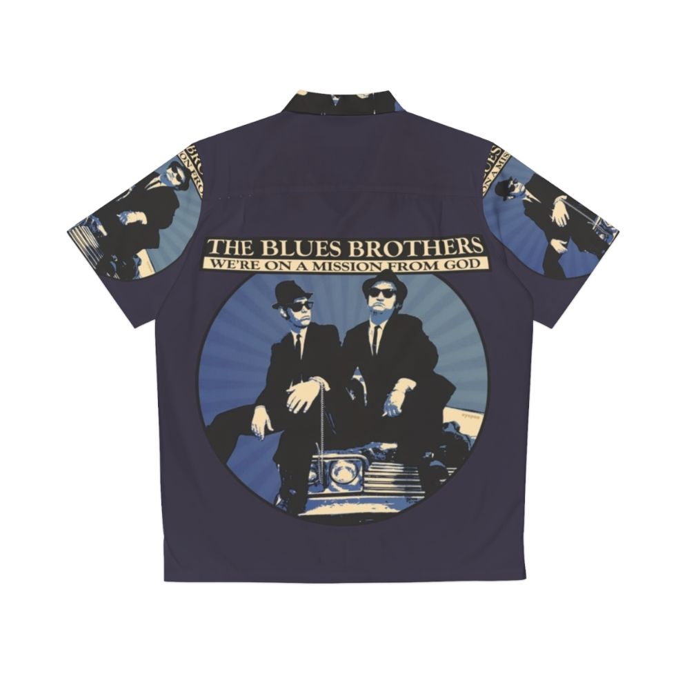 Blues Brothers Mission From God Hawaiian Shirt - Back