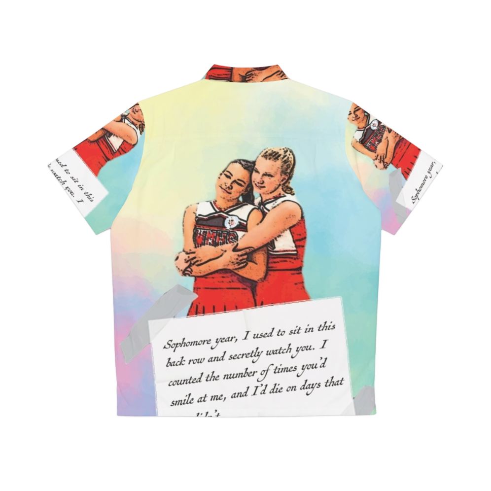 Watercolor Hawaiian Shirt with Brittana from Glee - Back