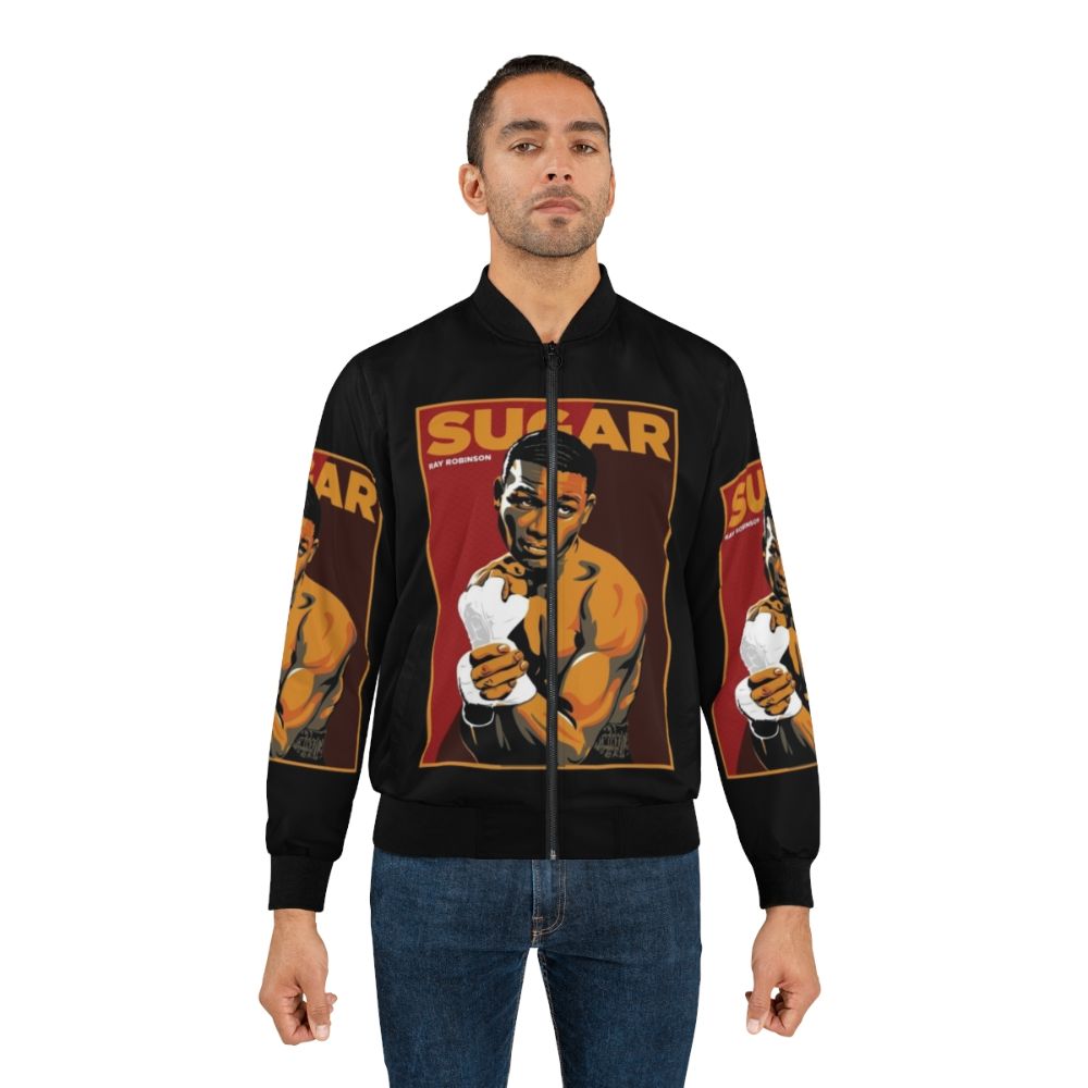 Sugar Ray Robinson Bomber Jacket - A Tribute to the Boxing Legend - Lifestyle