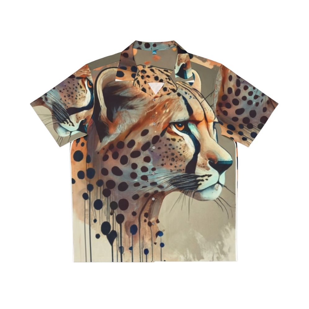 Legendary Cheetah Hawaiian Shirt with Cheetah Print Design