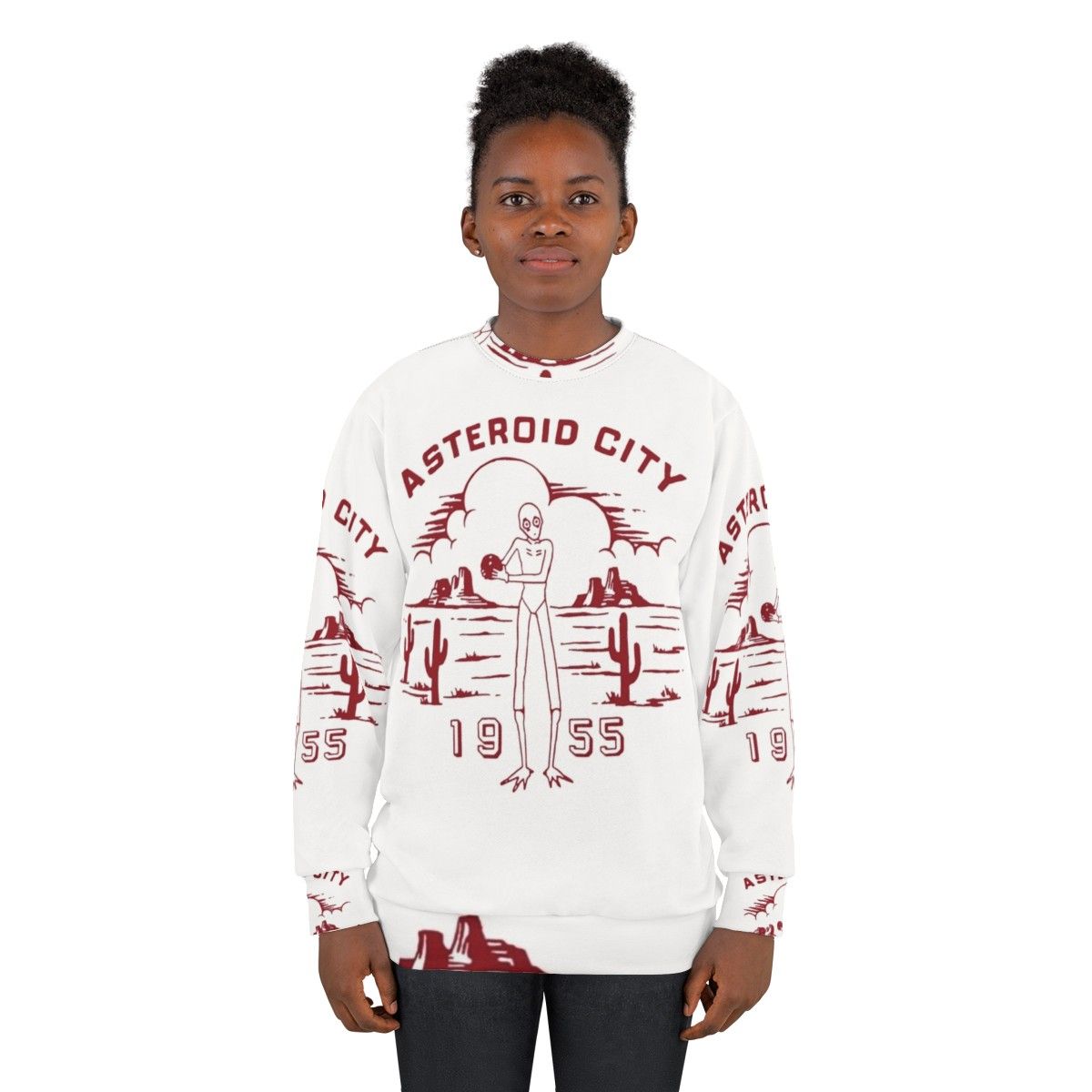 Asteroid City 1955 Retro Sweatshirt - women