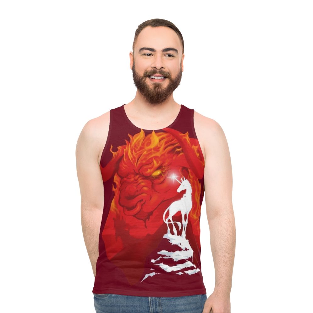 The Last Unicorn Unisex Tank Top - men