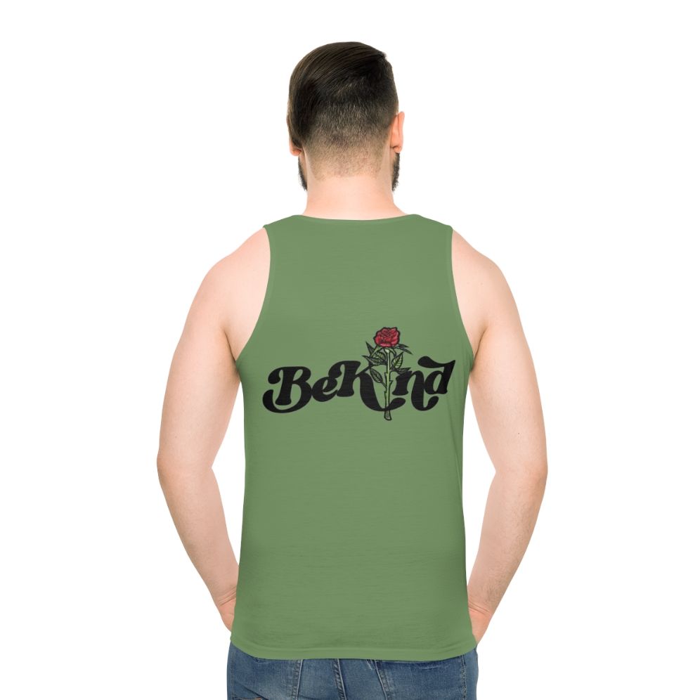 Unisex "Be Kind" Tank Top - men back