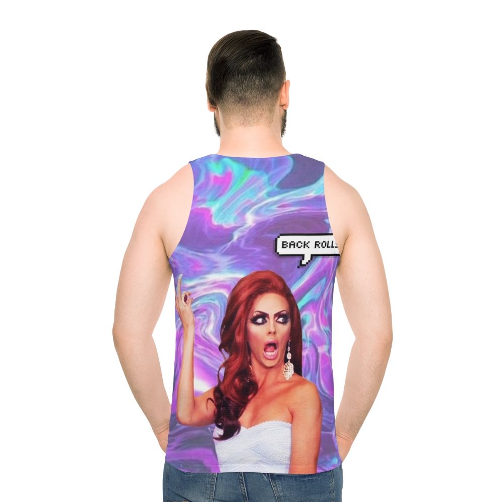 Alyssa Edwards' Back Rolls Unisex Drag Race Tank Top - men back