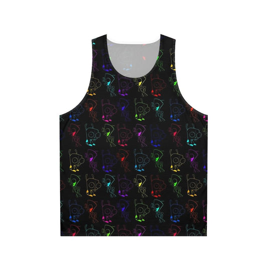 Invader Zim Gir Retro Graphic Tank Top