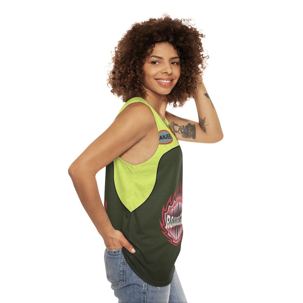 Hot Wheels Acceleracers Unisex Tank Top featuring Banjee Castillo - women side