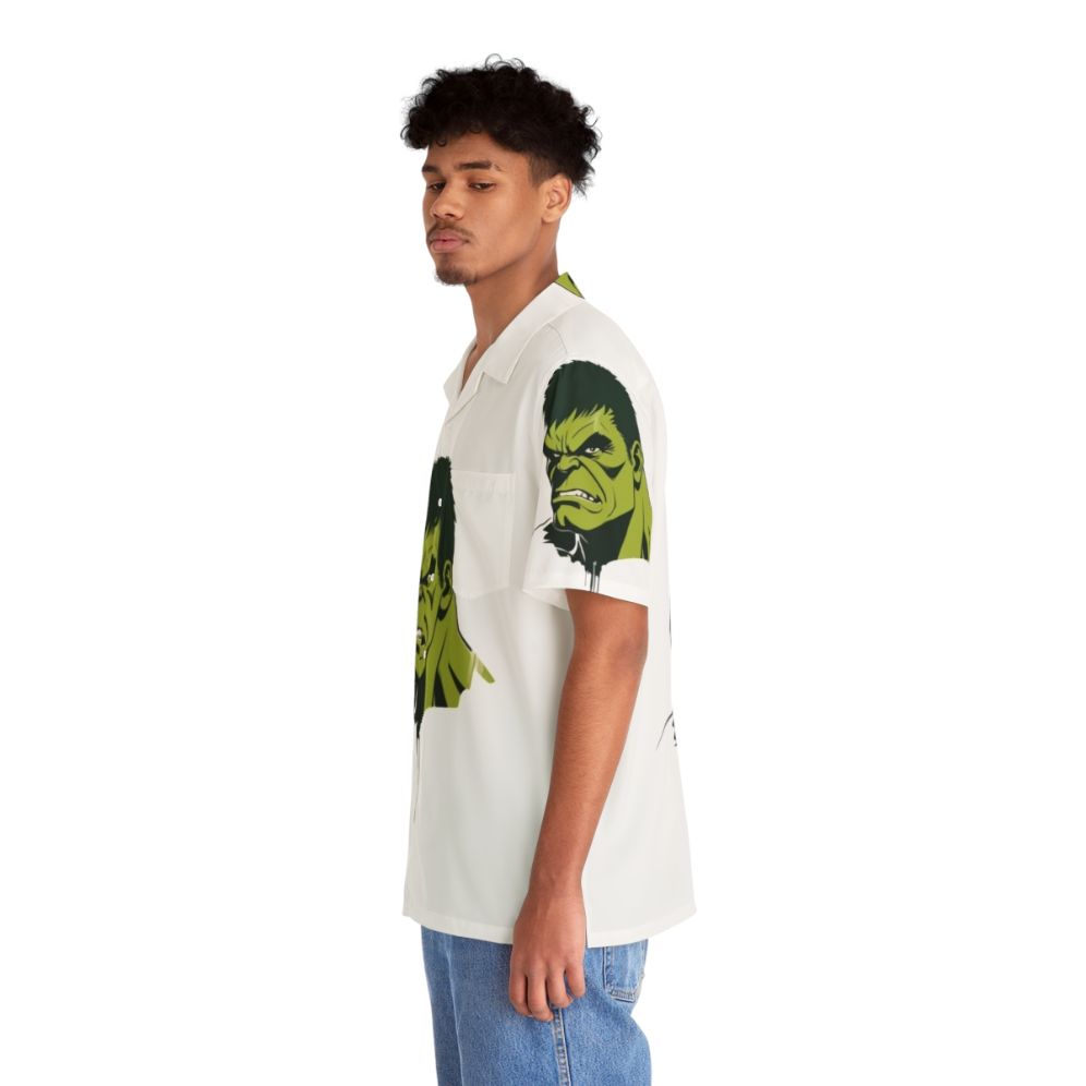 Superhero Hawaii Shirt with Marvel Avengers Endgame and Hulk Graphics - People Left