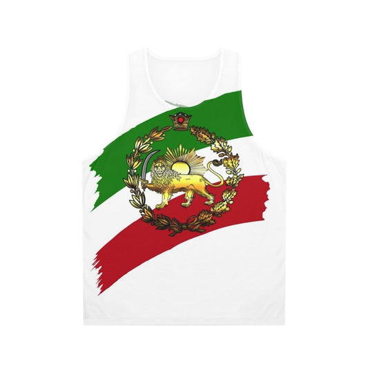 Pahlavi Dynasty Iranian Flag Unisex Tank Top