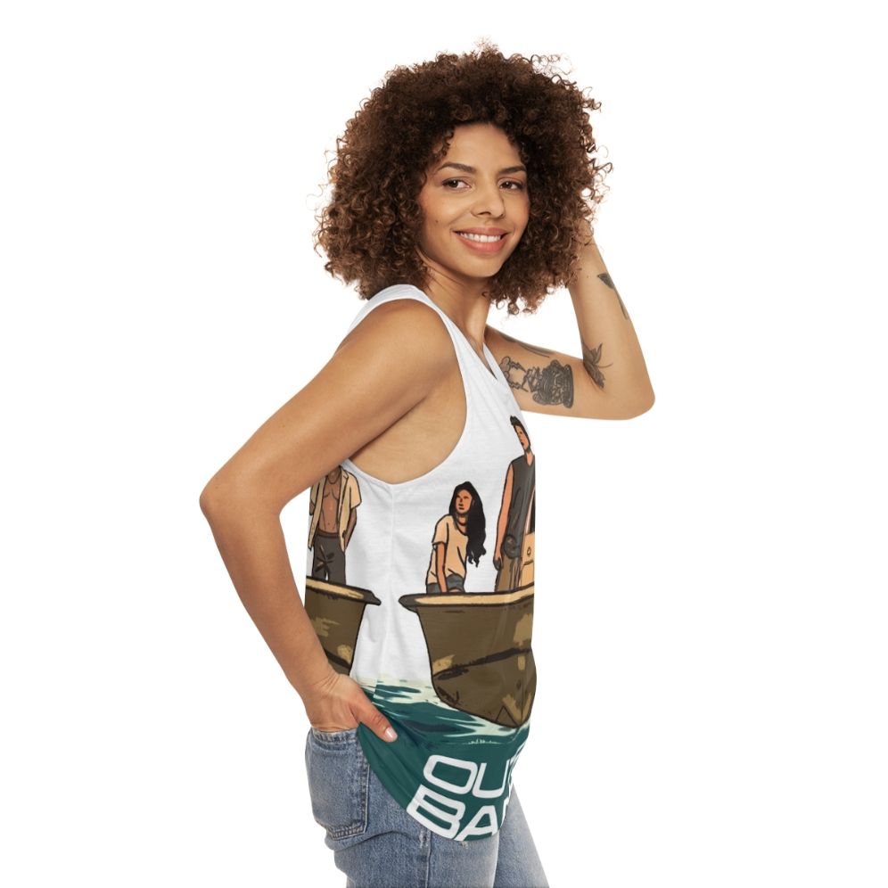 Outer Banks Netflix Unisex Tank Top - women side