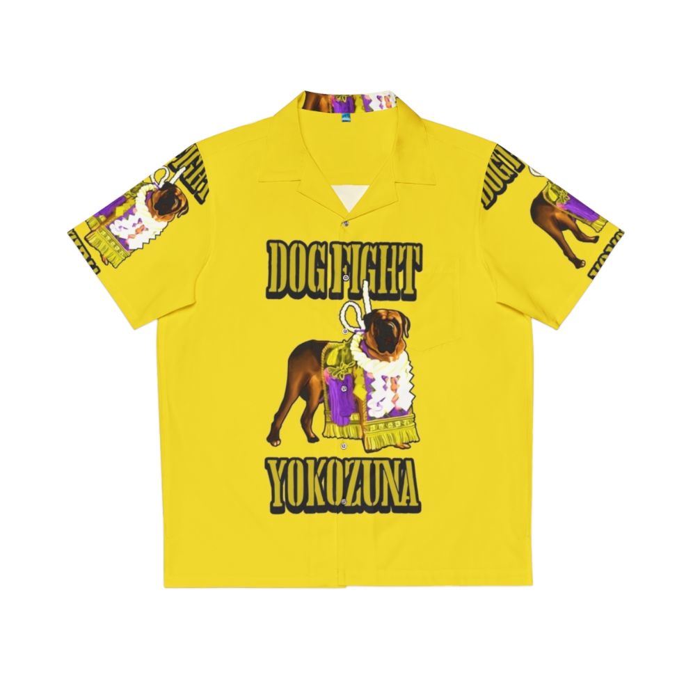 Yokozuna Dogfight Hawaiian Shirt with Retro Gaming Inspired Design