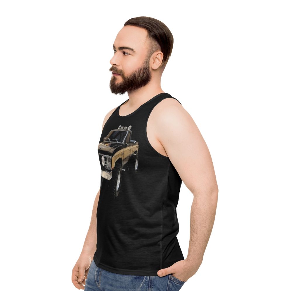 Unisex The Fall Guy GMC Sierra Grande Tank Top - men side