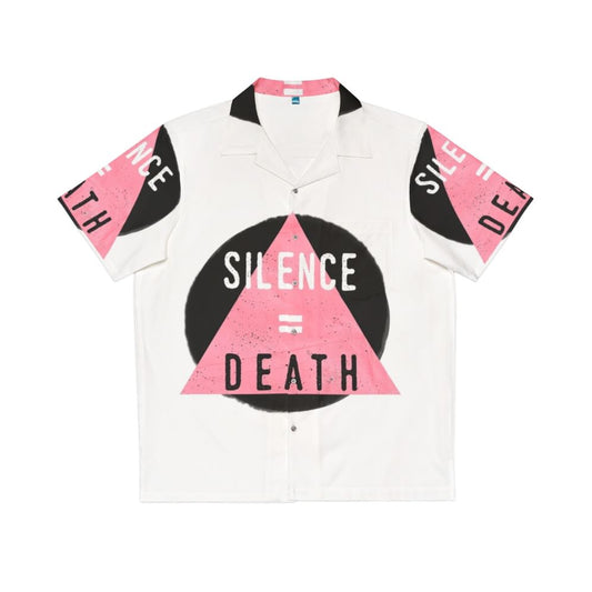 Queer Hawaiian Shirt with Silence Death Tribute