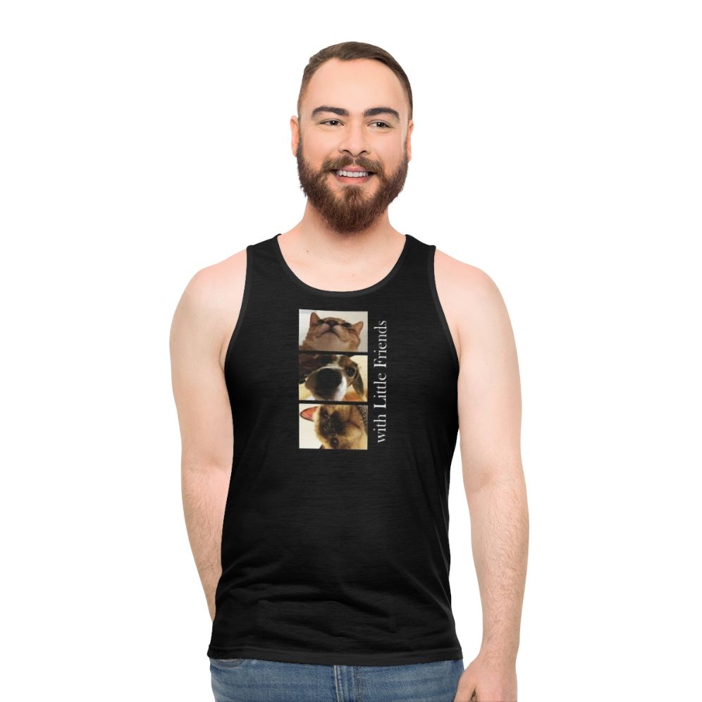 Unisex tank top featuring the "With Little Friends" design from the NCT kpop group - men