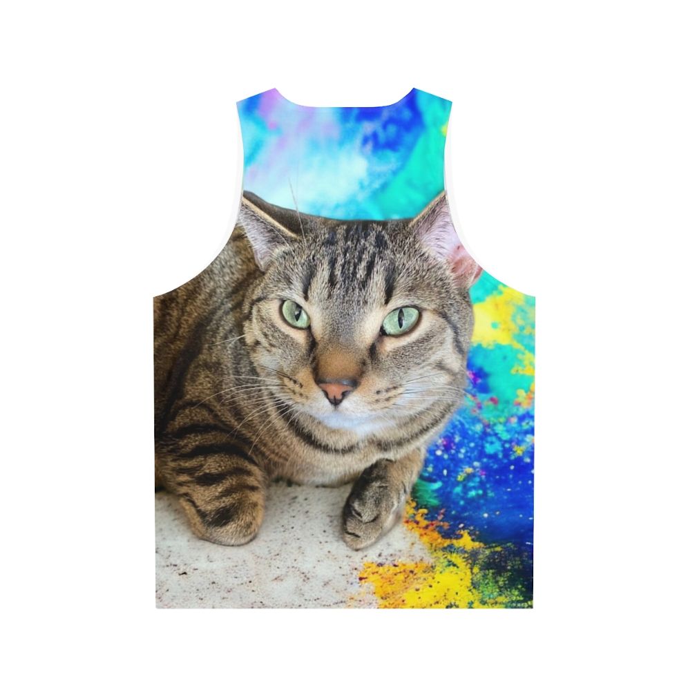 Psychedelic Unisex Tank Top - Back