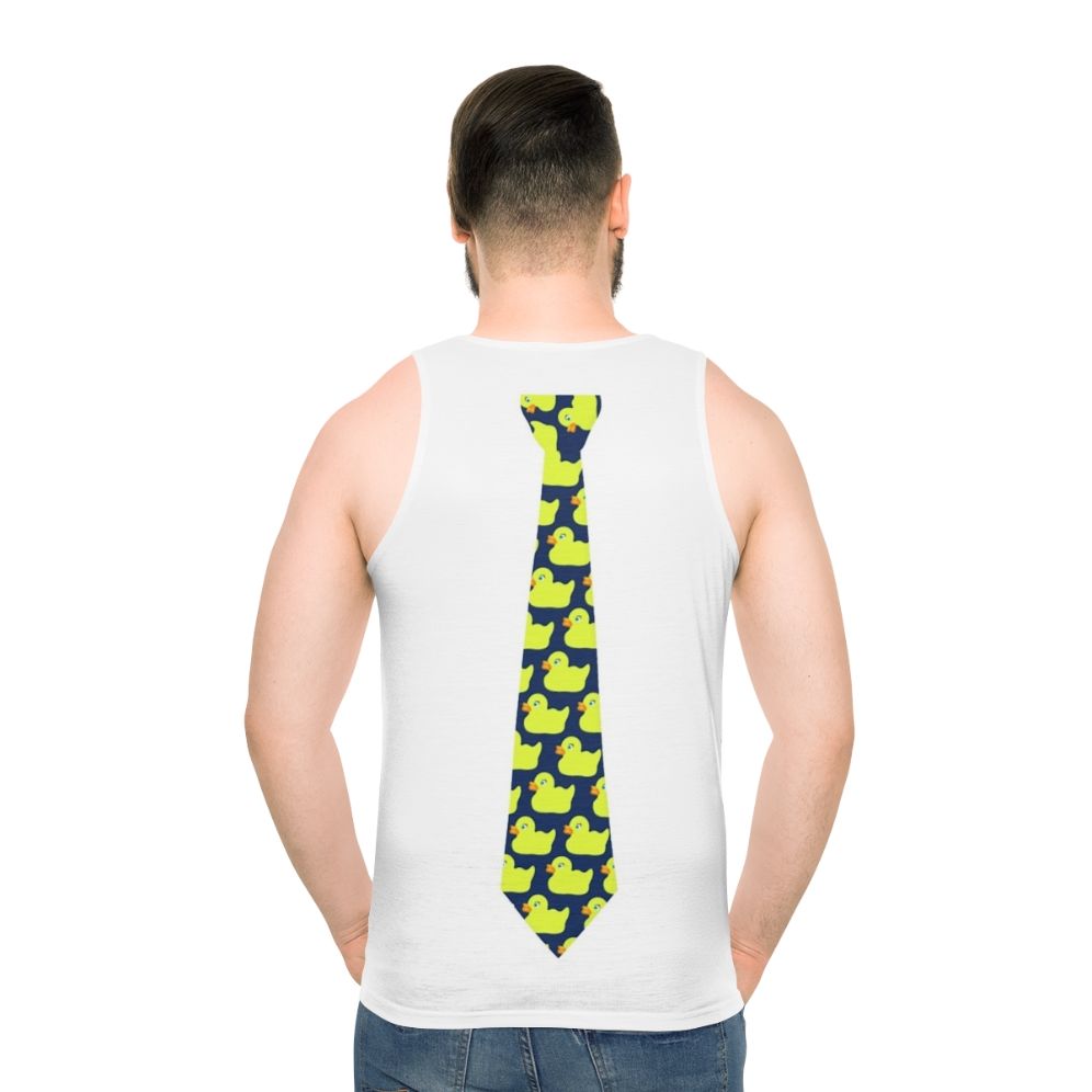 Ducky Tie How I Met Your Mother Unisex Tank Top - men back