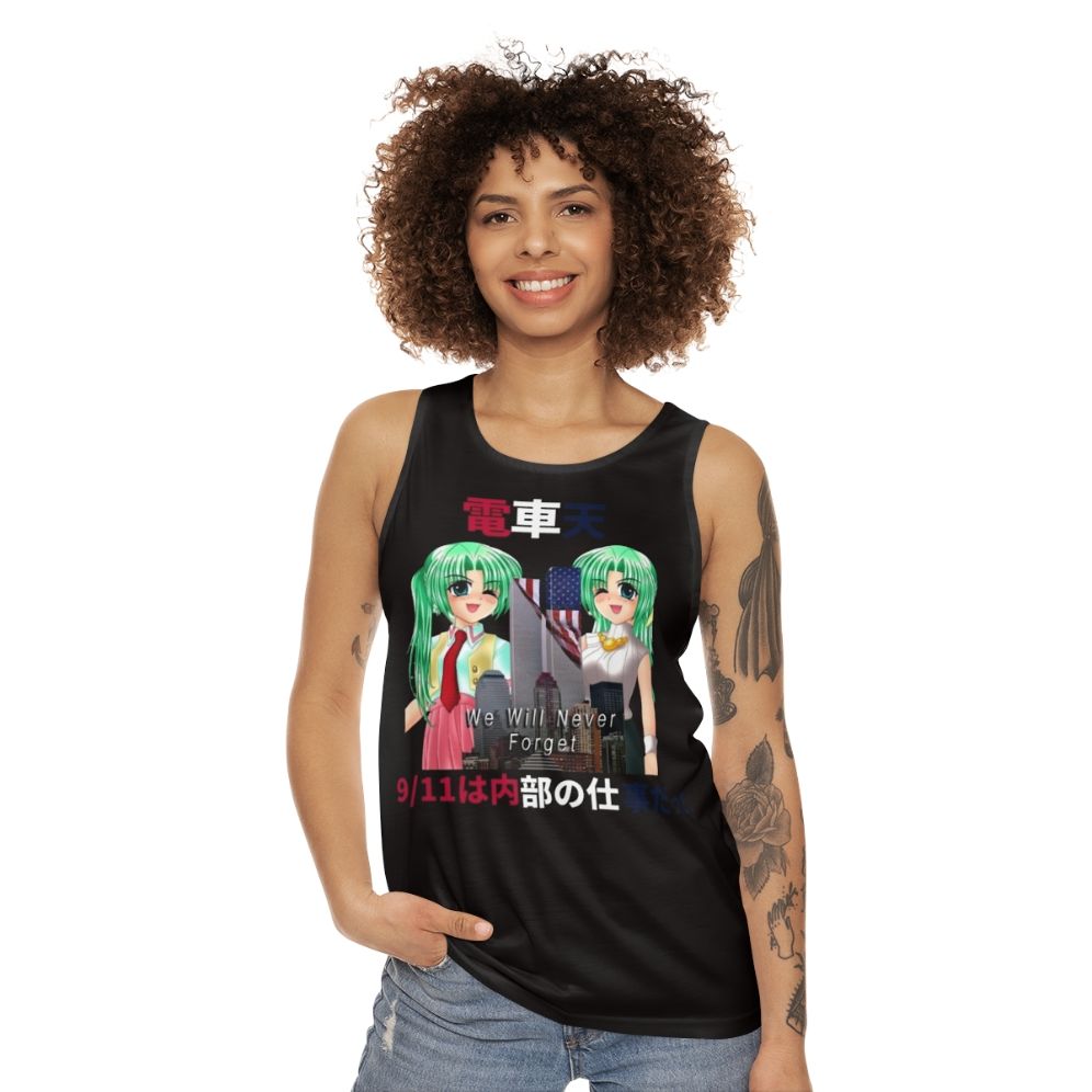 Higurashi "Never Forget" Unisex Tank Top - women