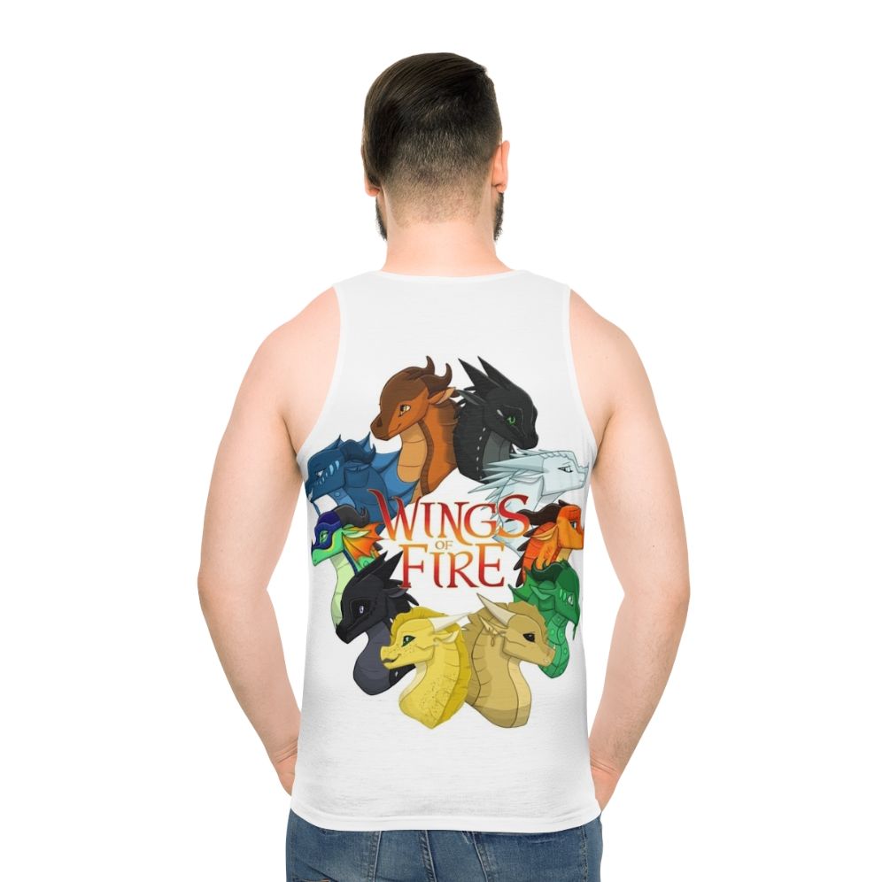 Wings of Fire Unisex Dragonet Tank Top - men back