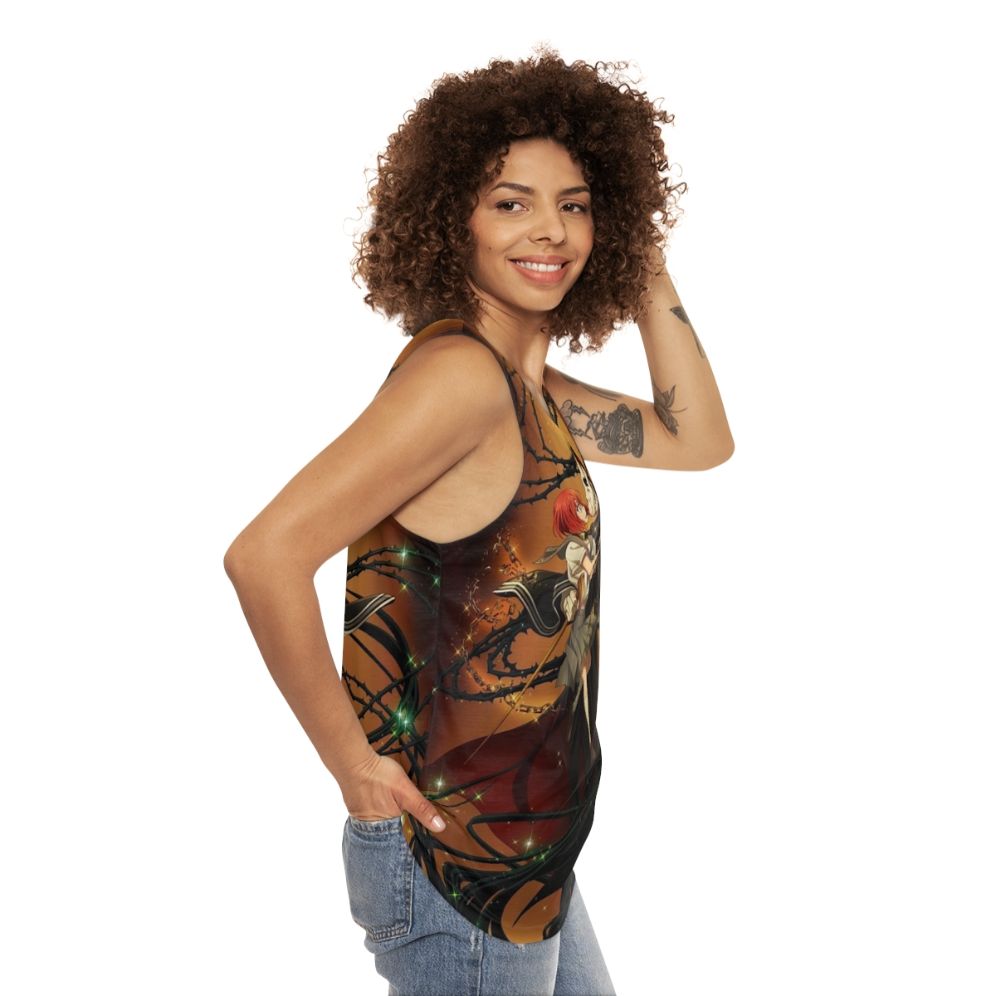 "The Ancient Magus Bride" Unisex Anime Tank Top - women side