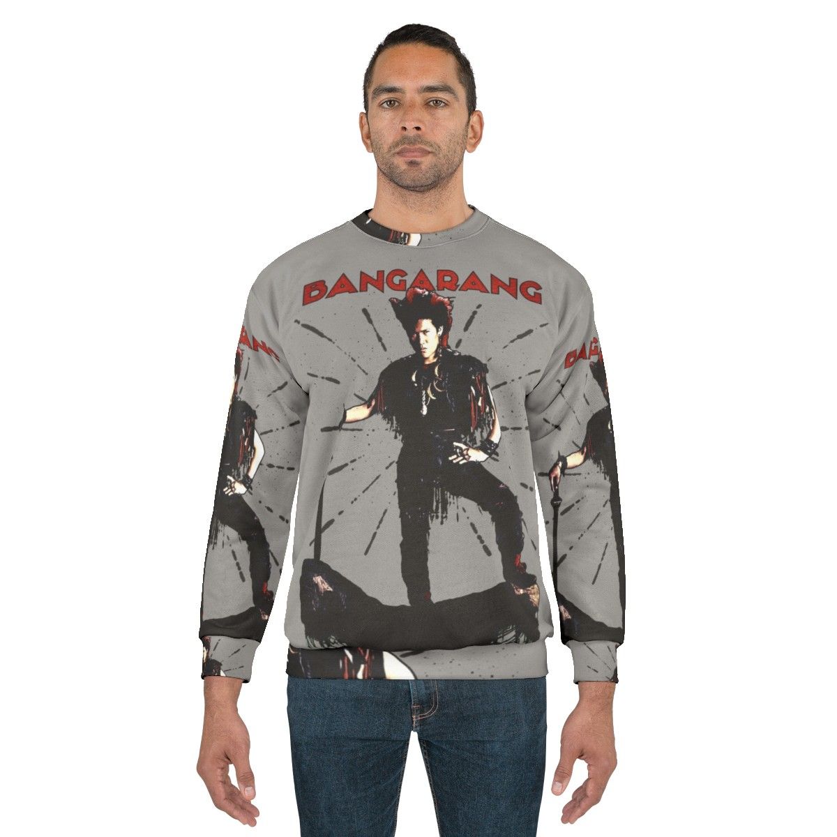 Bangarang Sweatshirt featuring Rufio from the 1991 film Hook - men