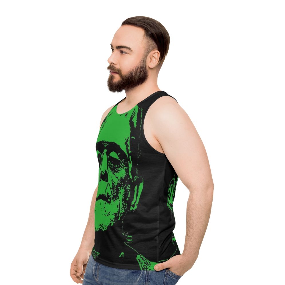 Frankenstein Unisex Classic Tank Top - men side