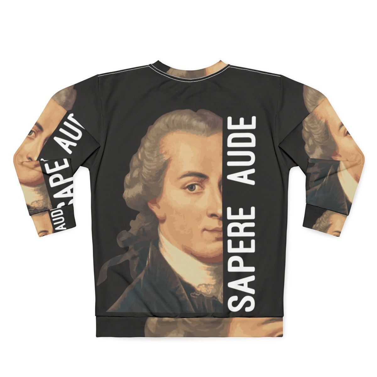 Sapere Aude Sweatshirt featuring Immanuel Kant quote - Back