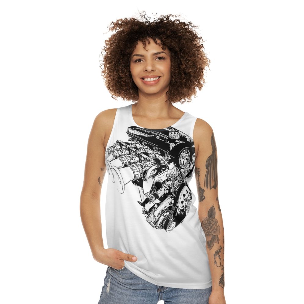 4Age Racing Engine Motor Unisex Sports Tank Top - women