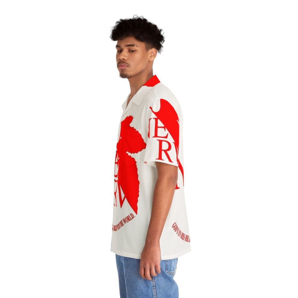 Nerv Logo Neon Genesis Evangelion Anime Hawaiian Shirt - People Left