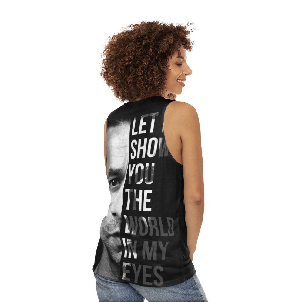 Depeche Mode 80s Unisex Tank Top - women back