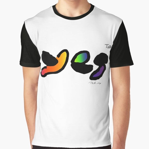 Yes - Talk Graphic T-Shirt featuring the iconic progressive rock band