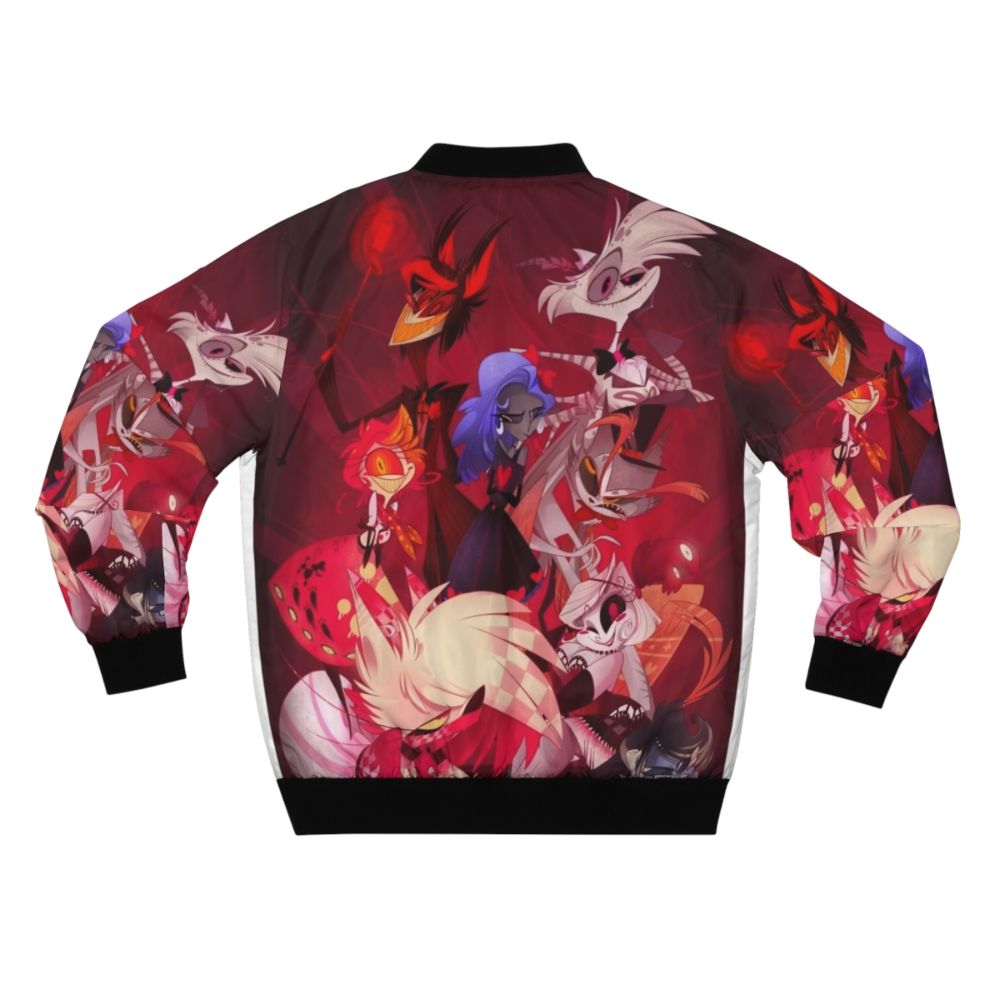 Hazbin Hotel Cartoon Character Bomber Jacket - Back