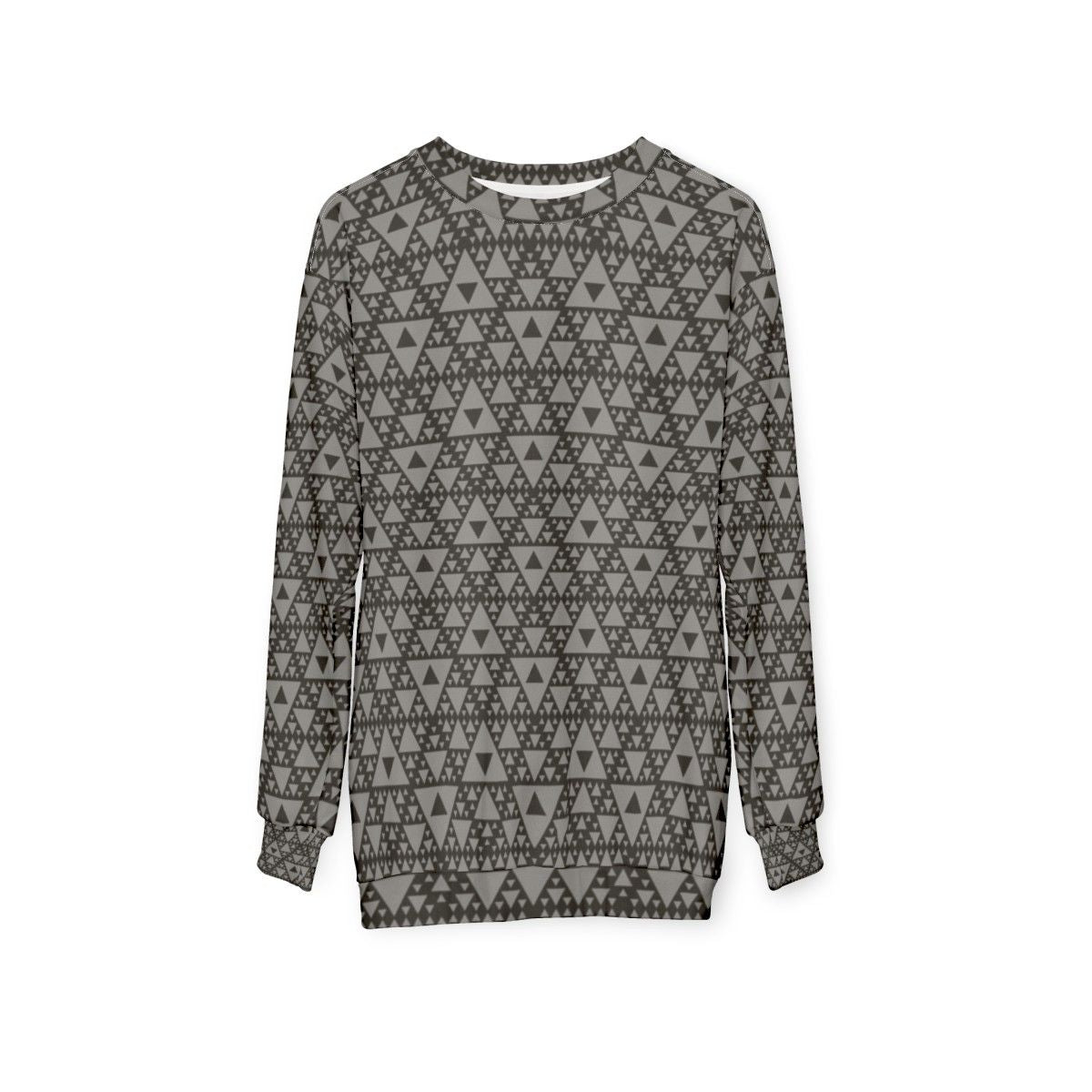 Motion Capture Triangle Pattern Sweatshirt - hanging