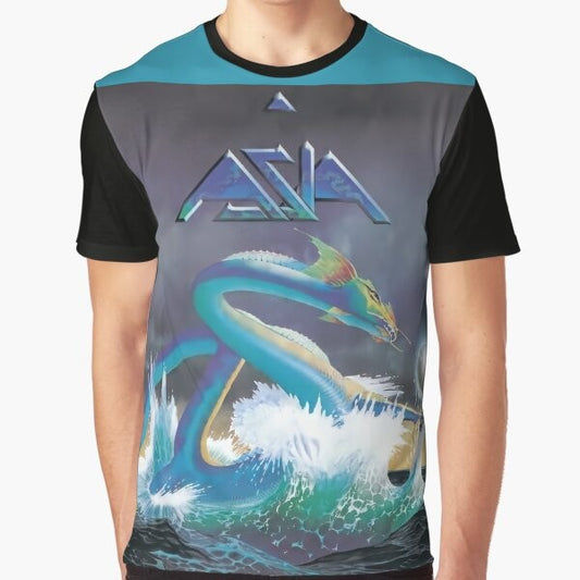 Asia (1982) 80s Progressive Rock Graphic T-Shirt