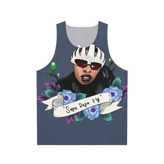 Missy Elliott inspired 90s unisex tank top featuring black girl magic design