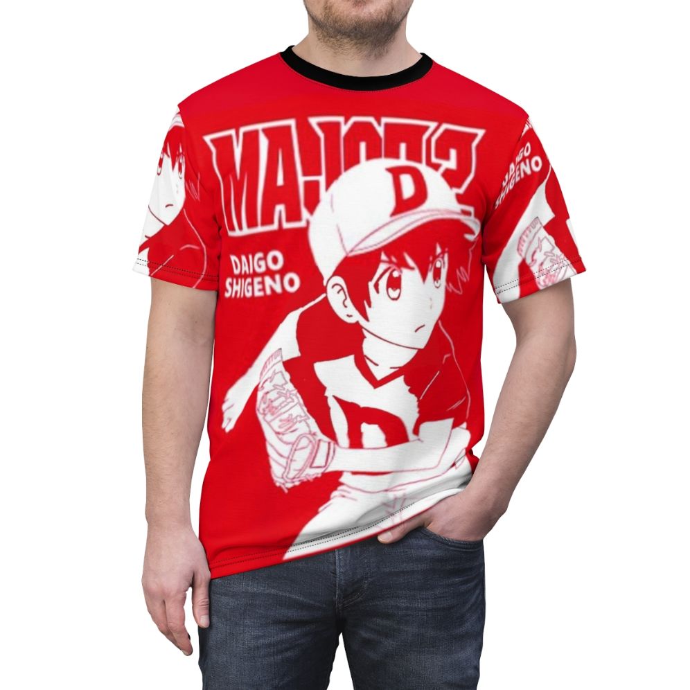 Daigo Shigeno inspired anime and manga t-shirt design - men front