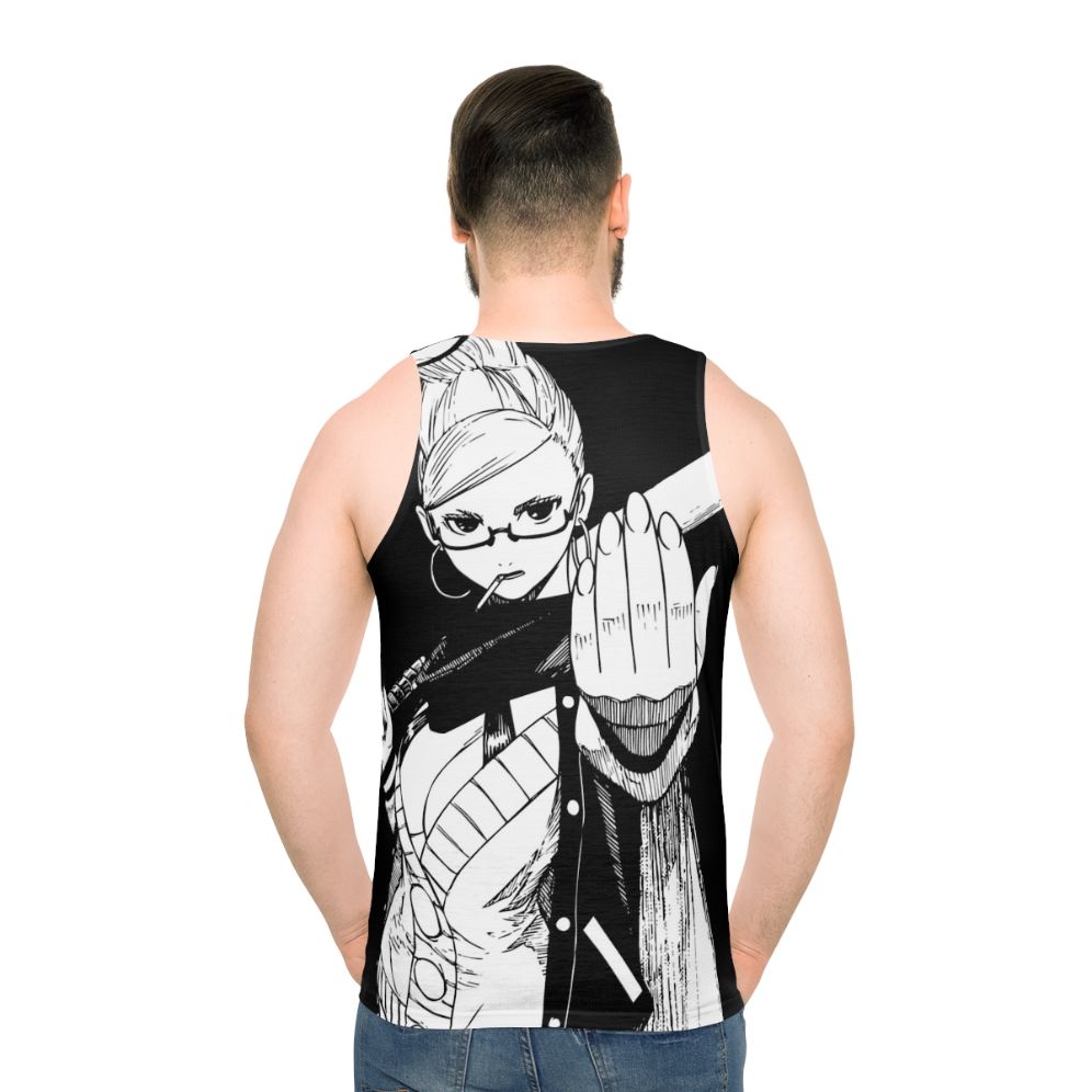 Dandadan Seiko Unisex Anime Tank Top - men back