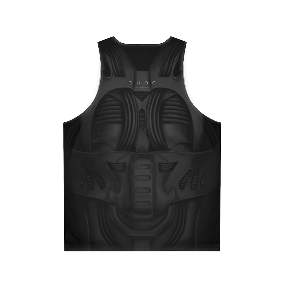 Dune stillsuit inspired unisex tank top - Back