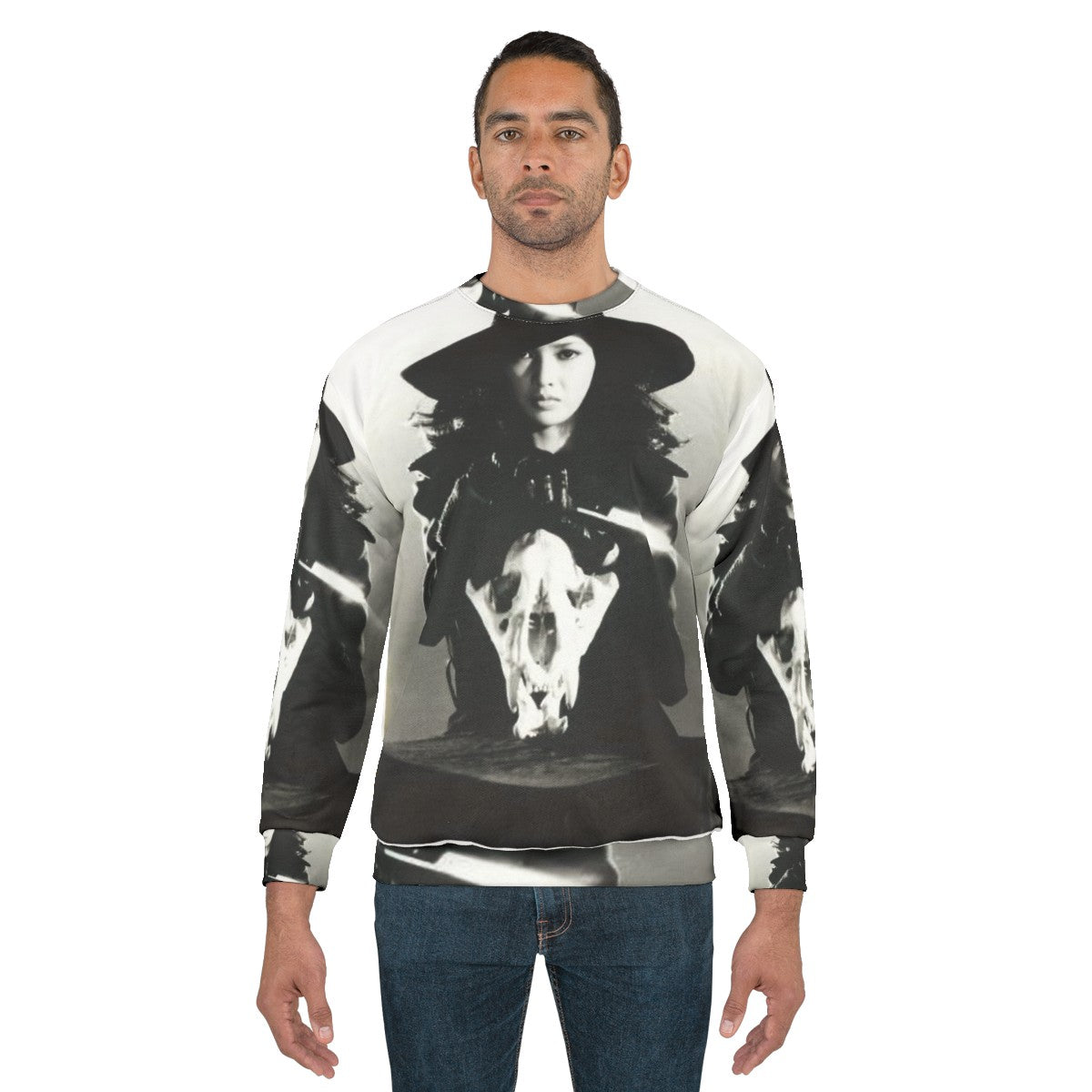 Sasori Sweatshirt featuring Meiko Kaji as a female convict - men