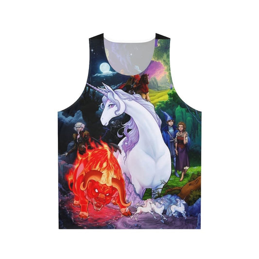 Unisex tank top inspired by the fantasy movie "The Last Unicorn"