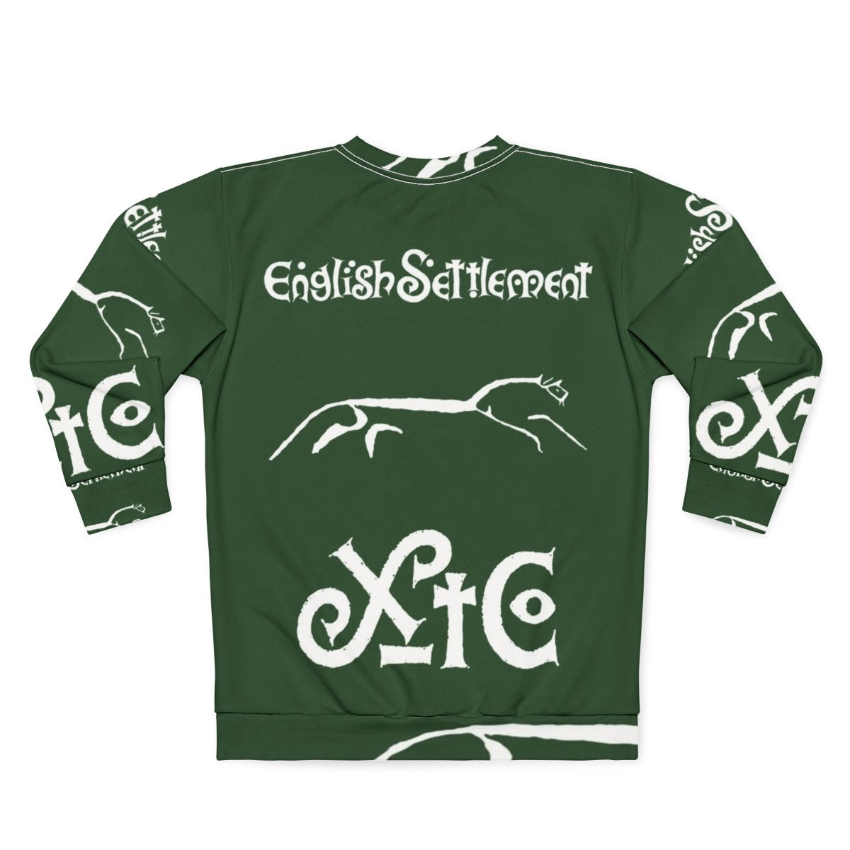 XTC English Settlement 80s Alt Rock Sweatshirt - Back