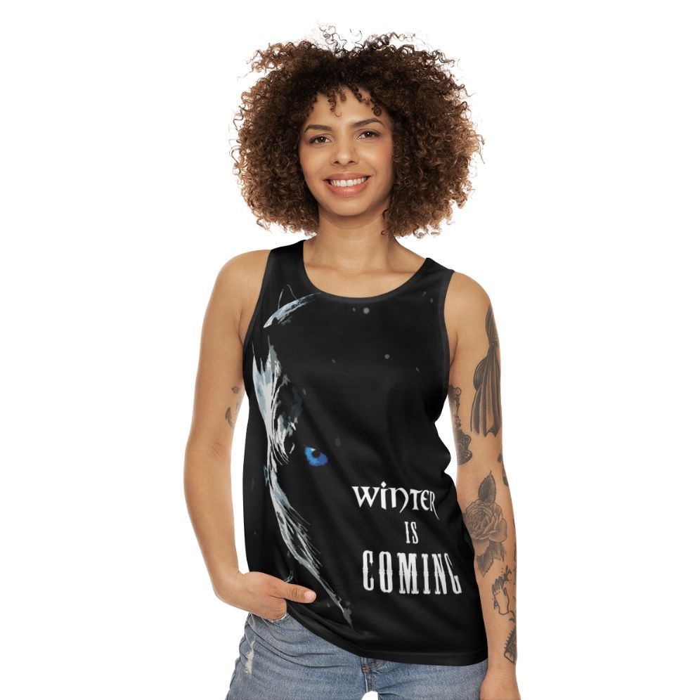 Unisex 'Winter Is Coming' Game of Thrones Inspired Tank Top - women