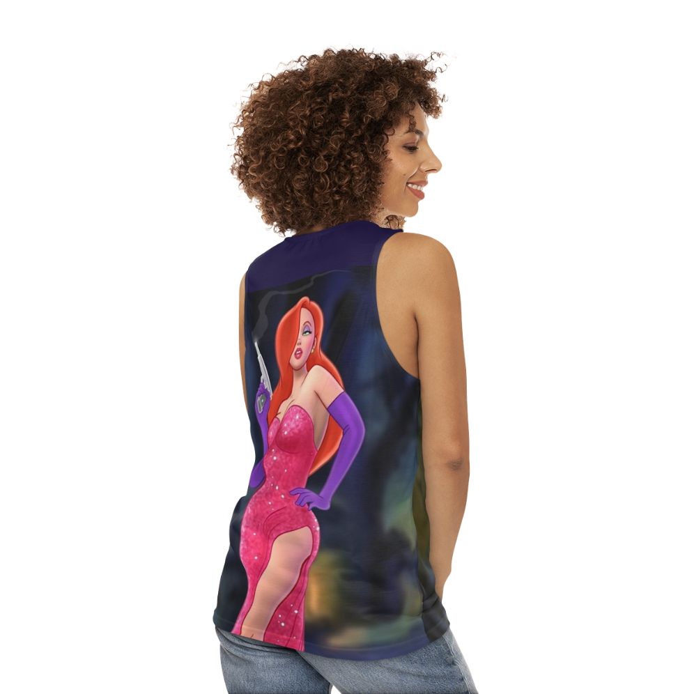 Jessica Rabbit Inspired Unisex Tank Top - women back