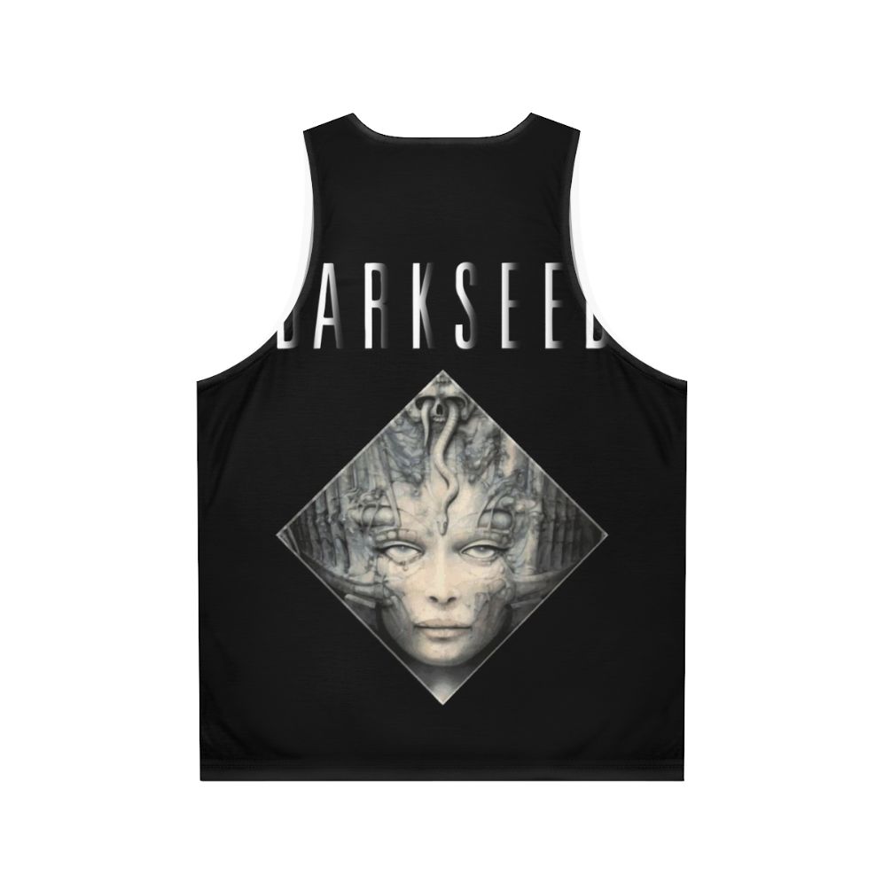 Dark Seed Unisex Tank Top for Retro Gaming Fans - Back