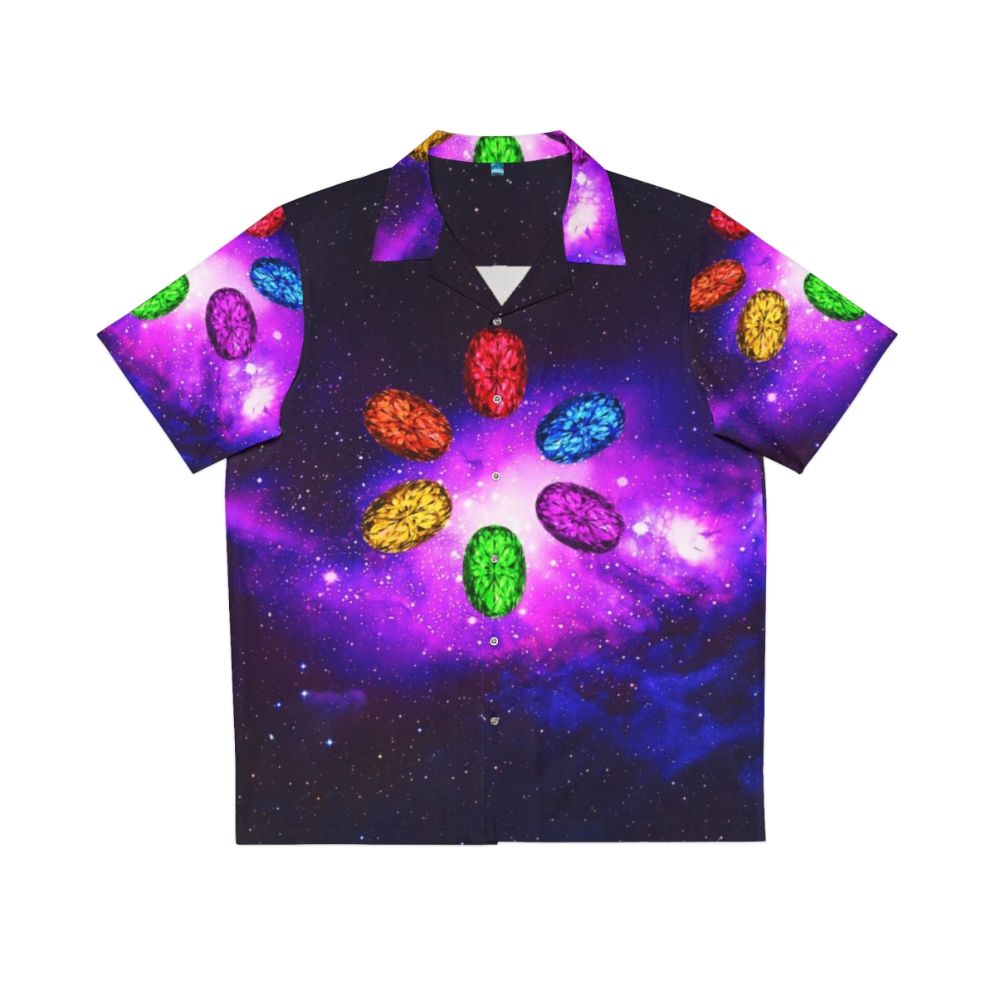 Infinity Stones Rainbow Galaxy Space Hawaiian Shirt