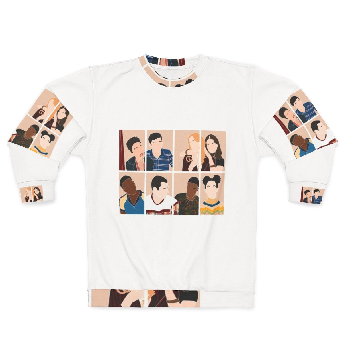 Sex Education Cast Sweatshirt featuring Maeve Wiley and Otis Milburn