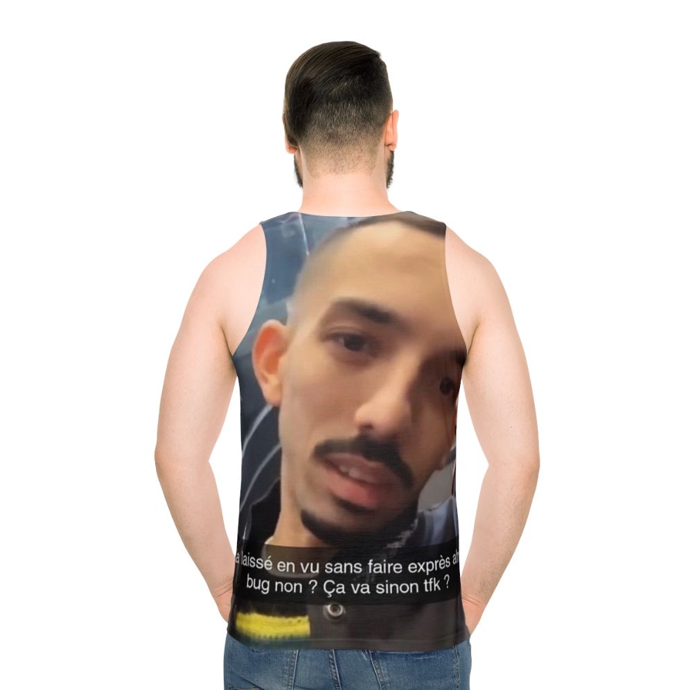 Bigflo Meme Unisex Tank Top - men back