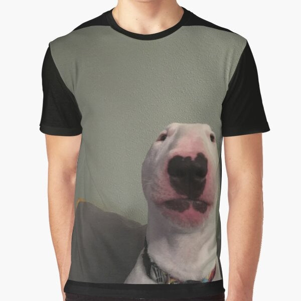 Puppernelson "Walter" dog t-shirt featuring a bull terrier