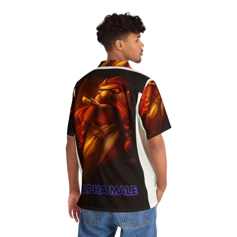 Gragas Alpha Male Hawaiian Shirt - People Back